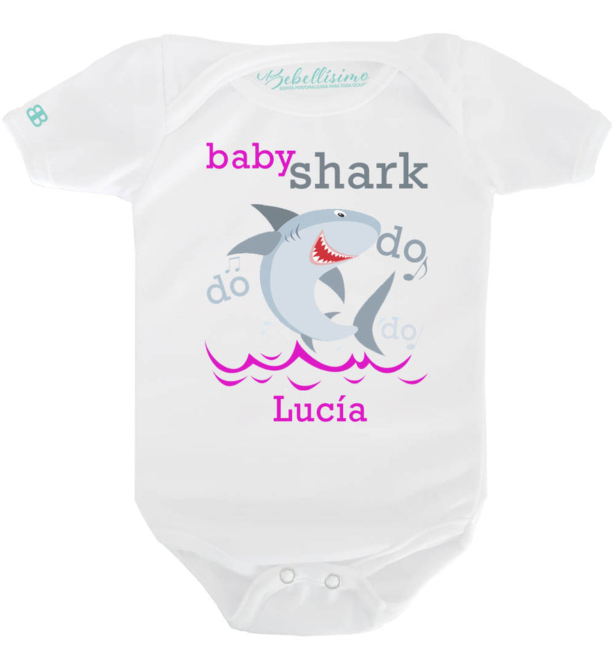 Pañalero Personalizado Variedad Niña Modelo "Baby Shark"