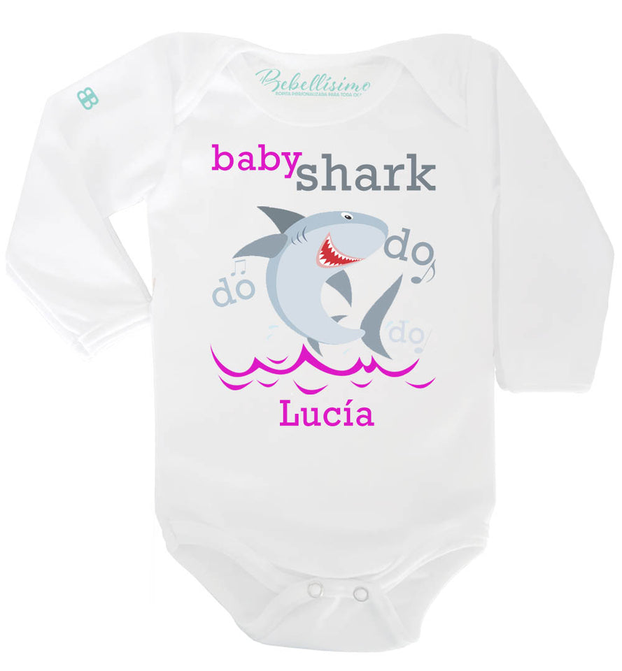 Pañalero Personalizado Variedad Niña Modelo "Baby Shark"