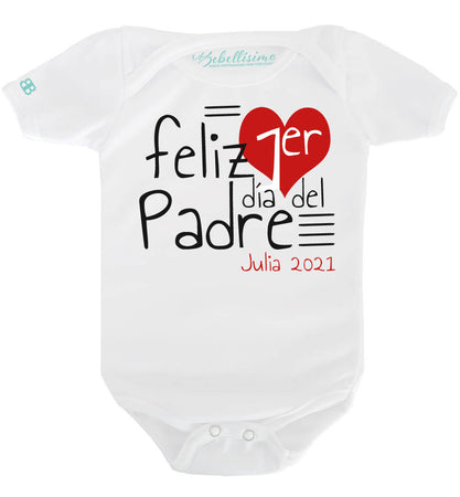 Pañalero Personalizado Día del Padre Modelo "Feliz primer día del padre"