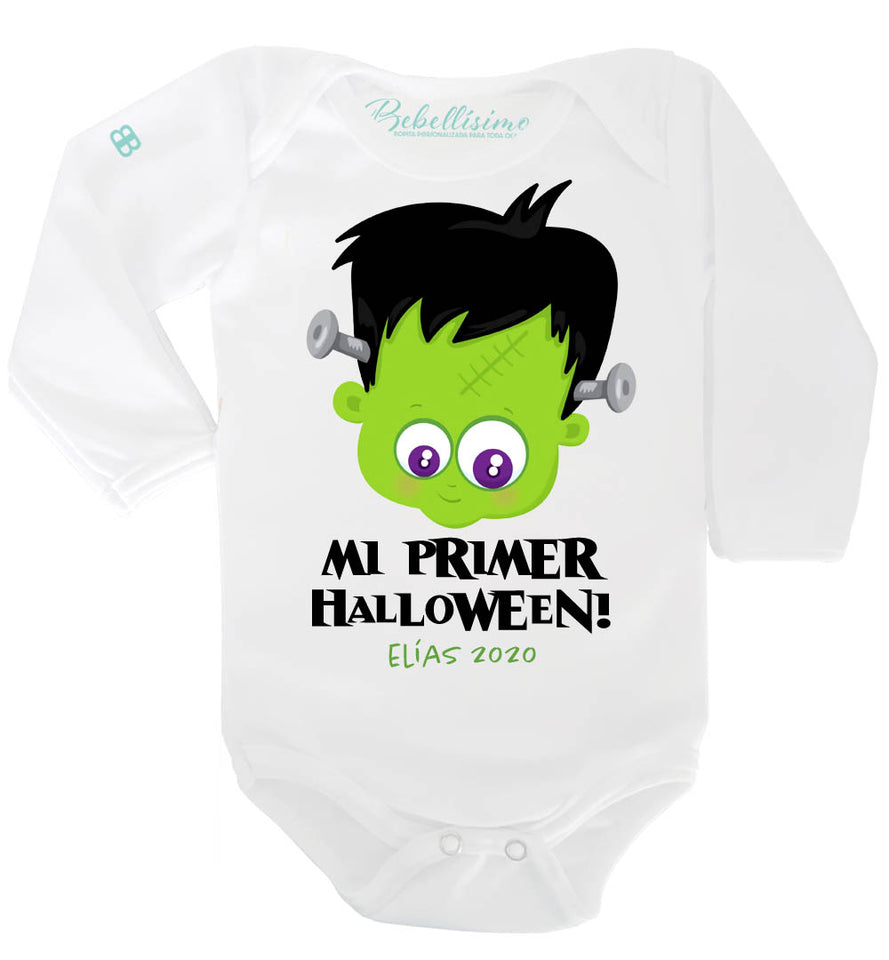 Pañalero Personalizado Halloween Modelo "Little Frankie"