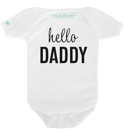 Pañalero Personalizado Noticia de Embarazo "Hello Daddy"