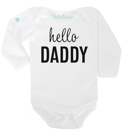 Pañalero Personalizado Noticia de Embarazo "Hello Daddy"