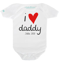 Pañalero Personalizado Día del Padre Modelo "I love daddy"