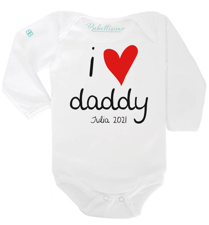 Pañalero Personalizado Día del Padre Modelo "I love daddy"
