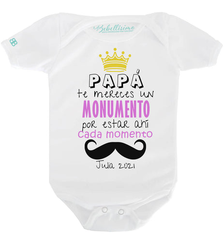 Pañalero Personalizado Día del Padre Modelo 