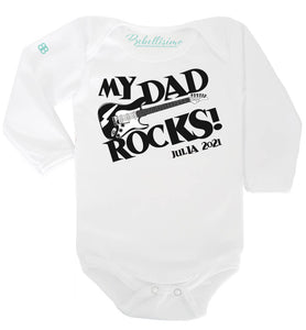 Pañalero Personalizado Día del Padre Modelo "My dad rocks"