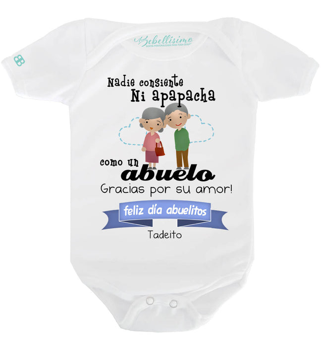 Pañalero Personalizado Día de los Abuelos Modelo 